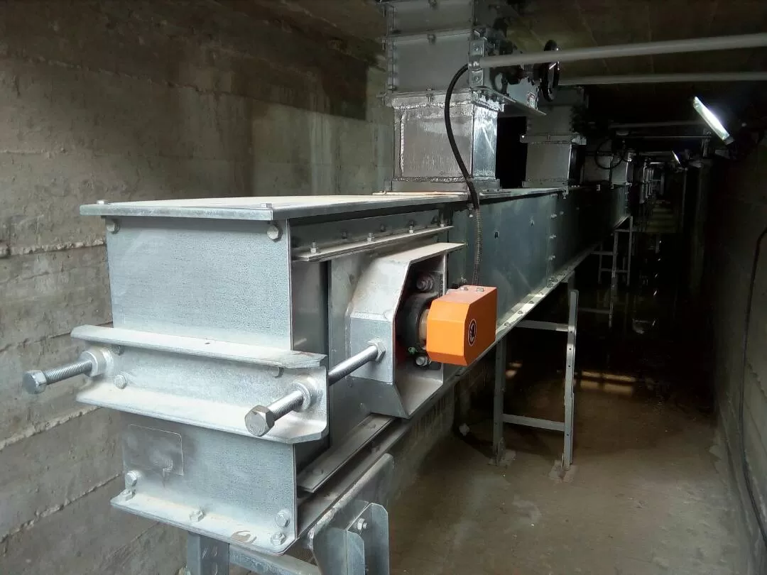 Silo Bottom Garlerie and discharge conveyors